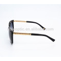 lady acetate sunglasses with metal temple fashionable sunglasses